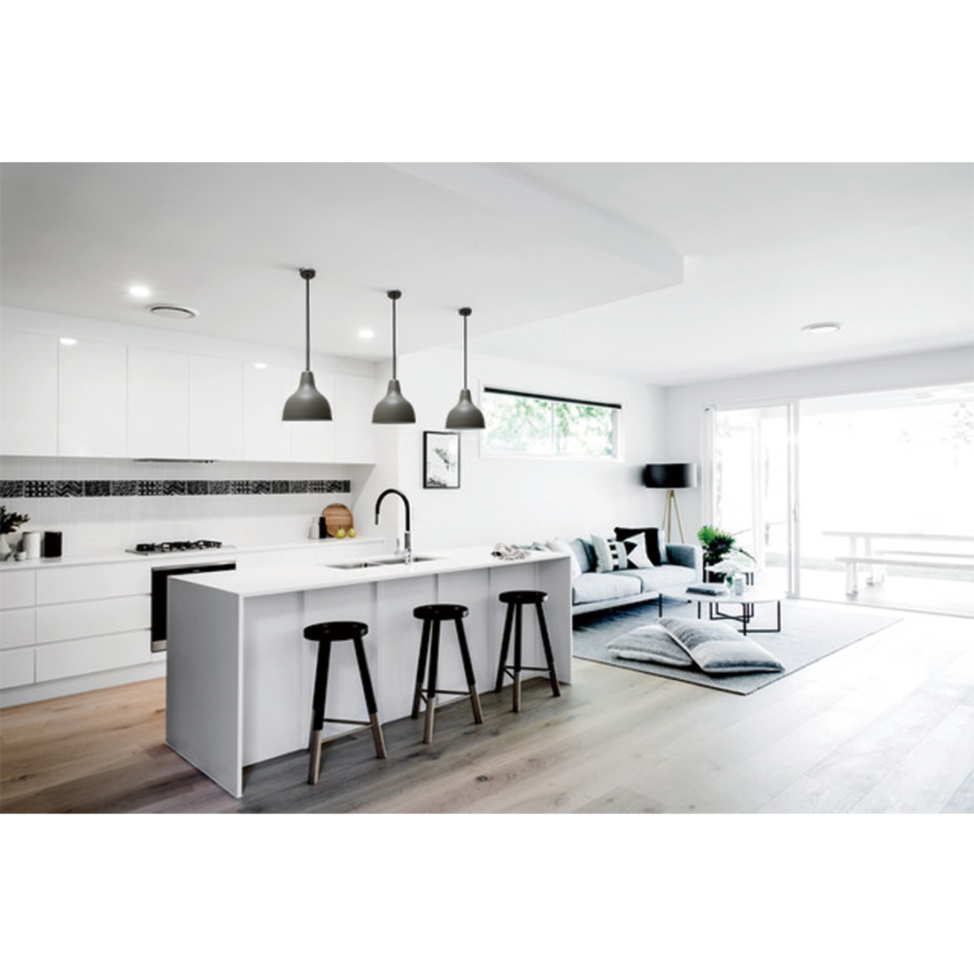 Toronto Pendant Light - Black/Grey