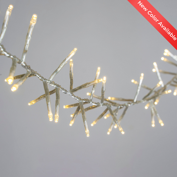 720 LED Cluster Light With Clear Cable - 6 Colour Options