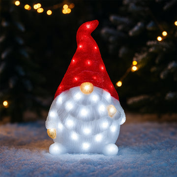 Acrylic Red Santa Gonk