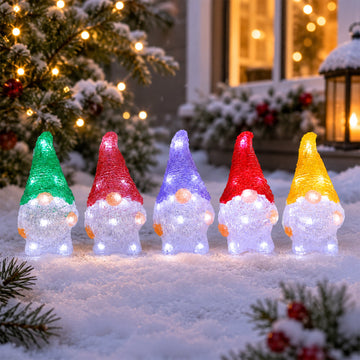 Acrylic Mini Gonk-Set Of 5