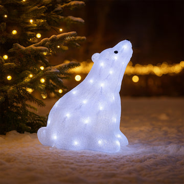 Acrylic Polar Bear