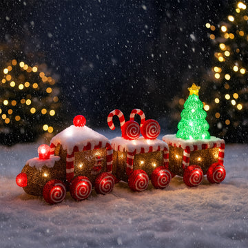 Acrylic Christmas Train
