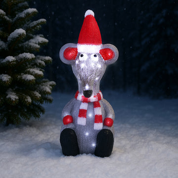 Acrylic Christmas Rat