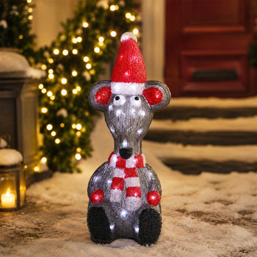 Acrylic Christmas Rat