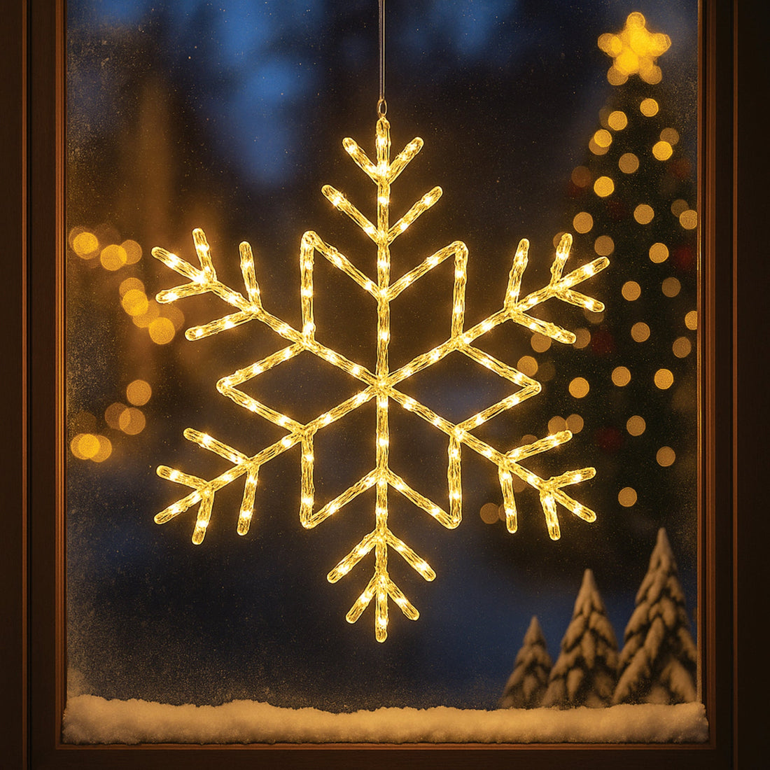 2D Acrylic Snowflake
