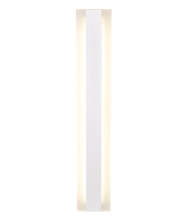 Banda LED Tri-CCT Rectangular with Frosted Diffuser Wall Light IP65 Wh