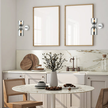 Clessidra Wall Light Smokey Black