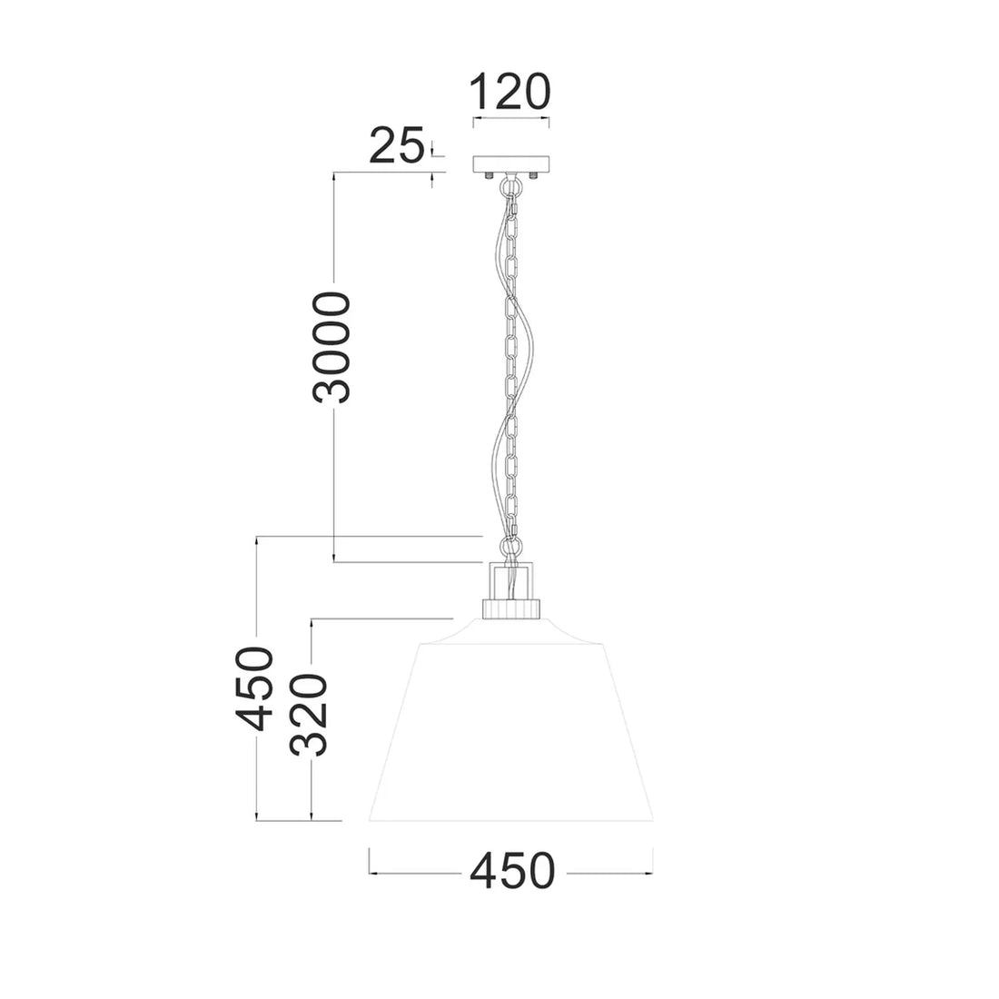 Cloche Interior Bell Shape Metal Pendant Light with White Shade and Beige Travertine Highlight