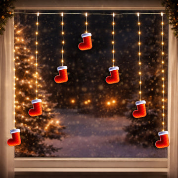 1.2x1.2m Curtain Light With Infinity Stocking