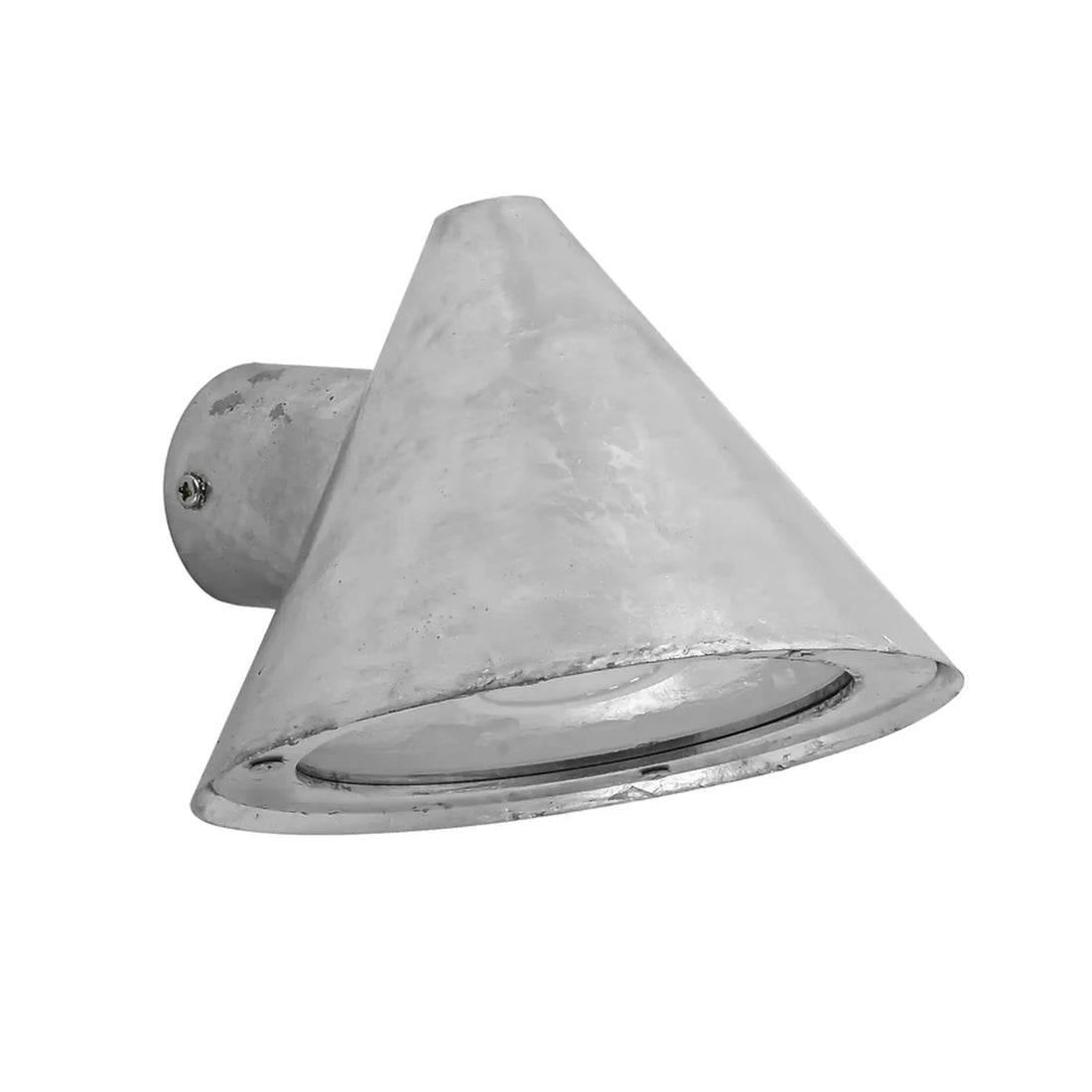 Cuchara Exterior Cone Surface Mounted Wall Lights IP44 Galvanized Iron