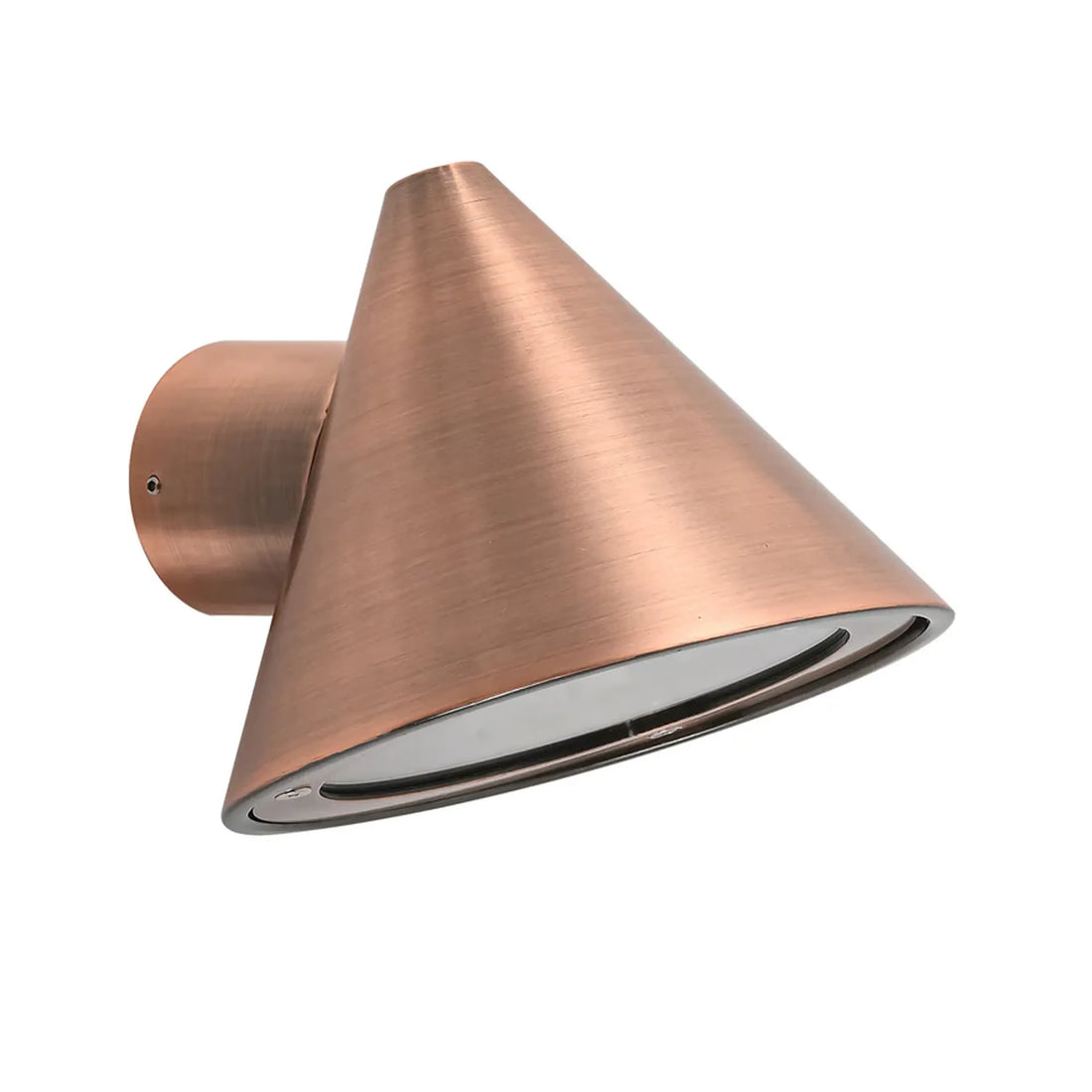 Cuchara Exterior Cone Surface Mounted Wall Lights IP65 Electroplated Copper Aluminium