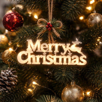 Battery Operated Merry Christmas Sign