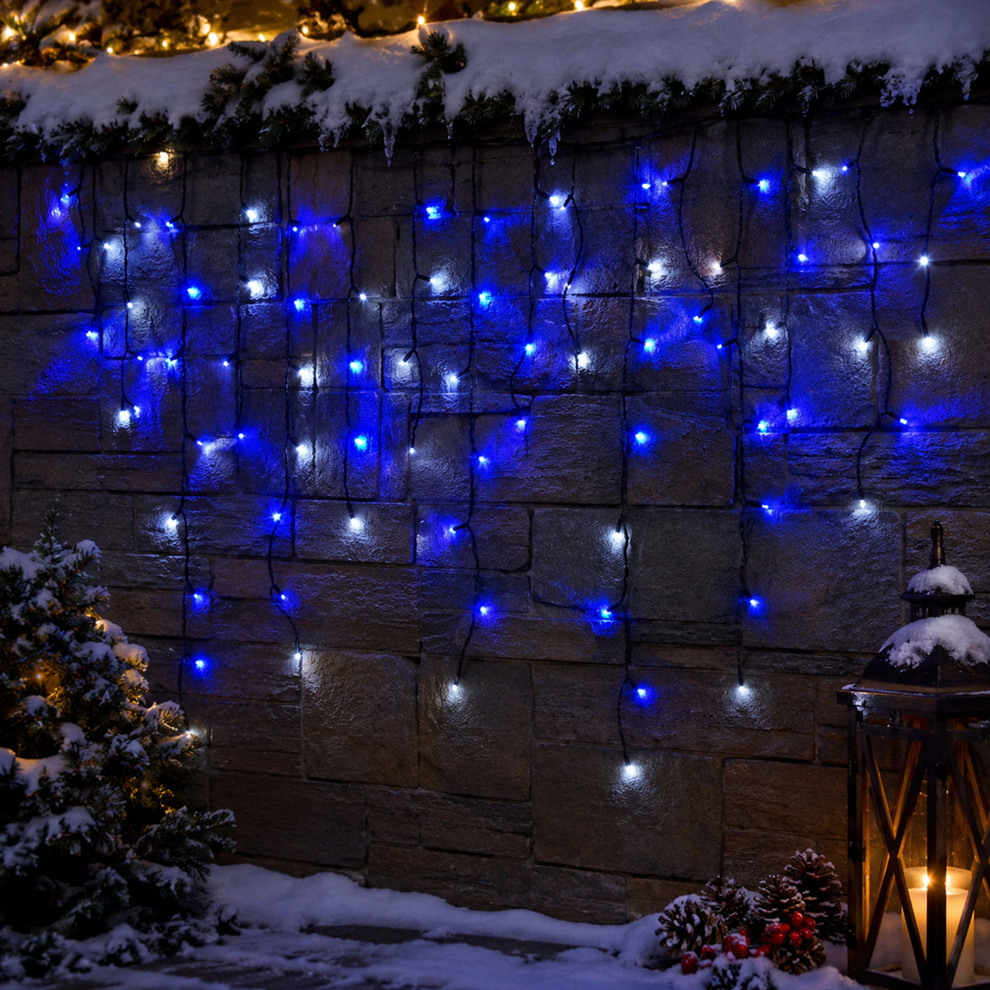 240 LED Icicle Light - 4 Colour Options