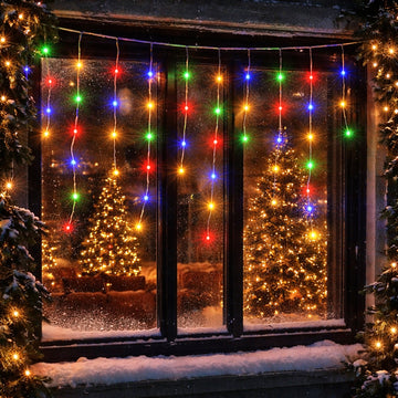 600LED Snowing Icicle Lights