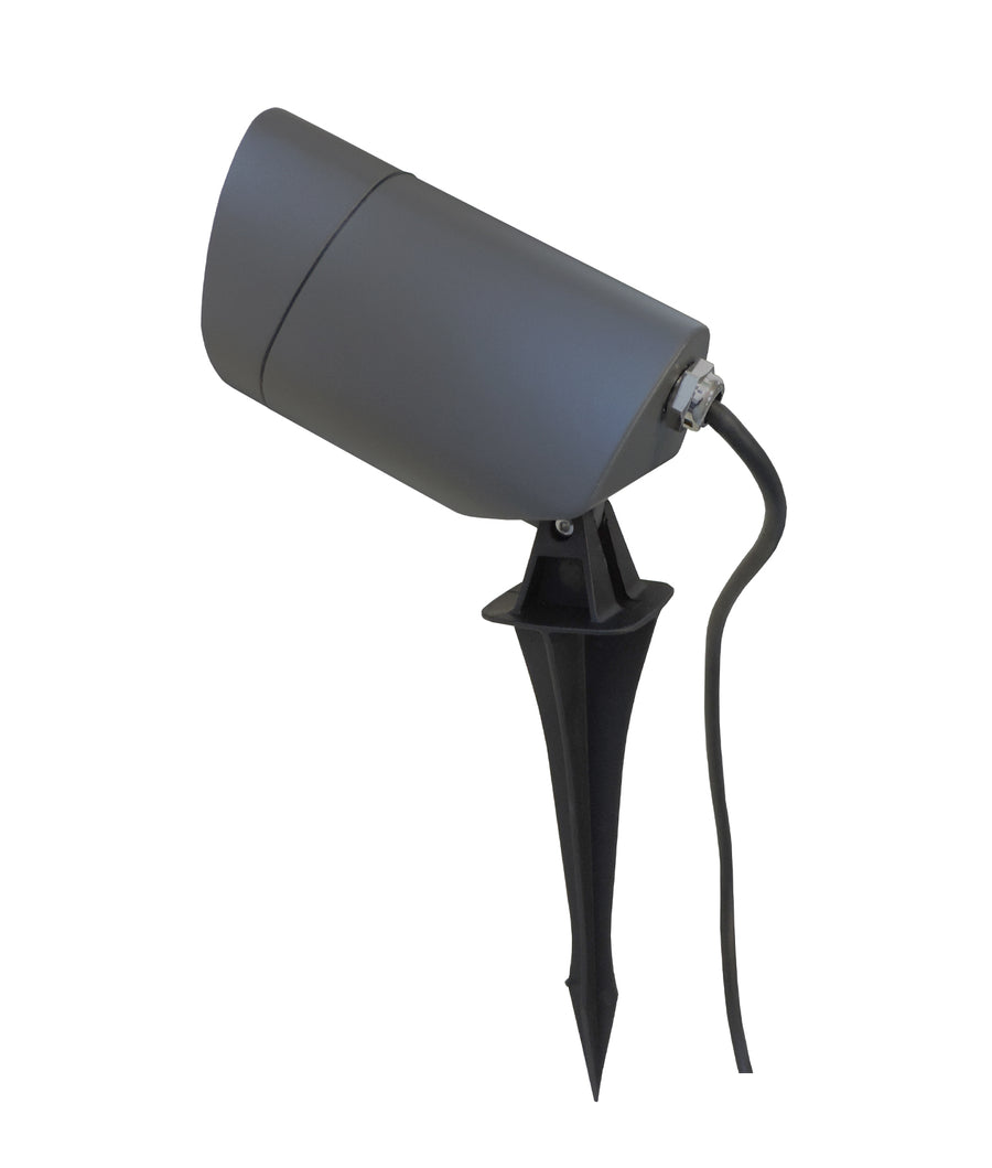 Kam Exterior Dark Grey Garden Spike Light IP65