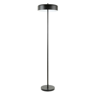 Kello Interior Drum Shade Floor Lamp Matte Black