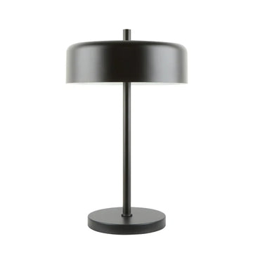Kello Interior Drum Shade Table Lamp Matte Black