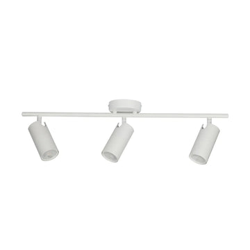 Lengan Interior Three Heads Adjustable Round Base Spot Light White