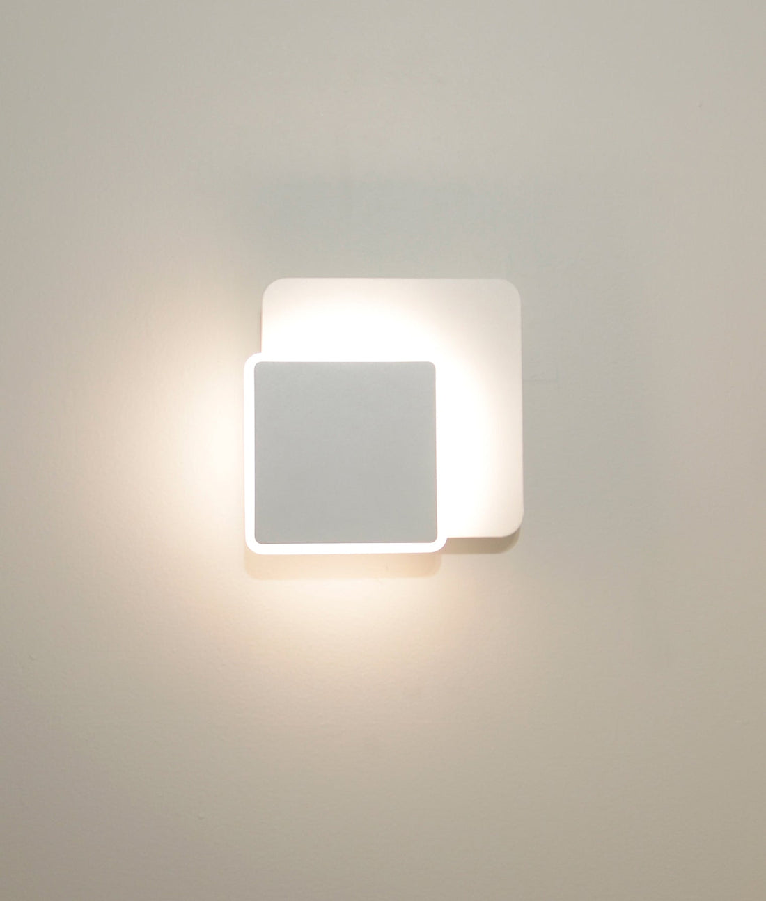 Lima City Series Tri-CCT Dimmable Wall Light Square White
