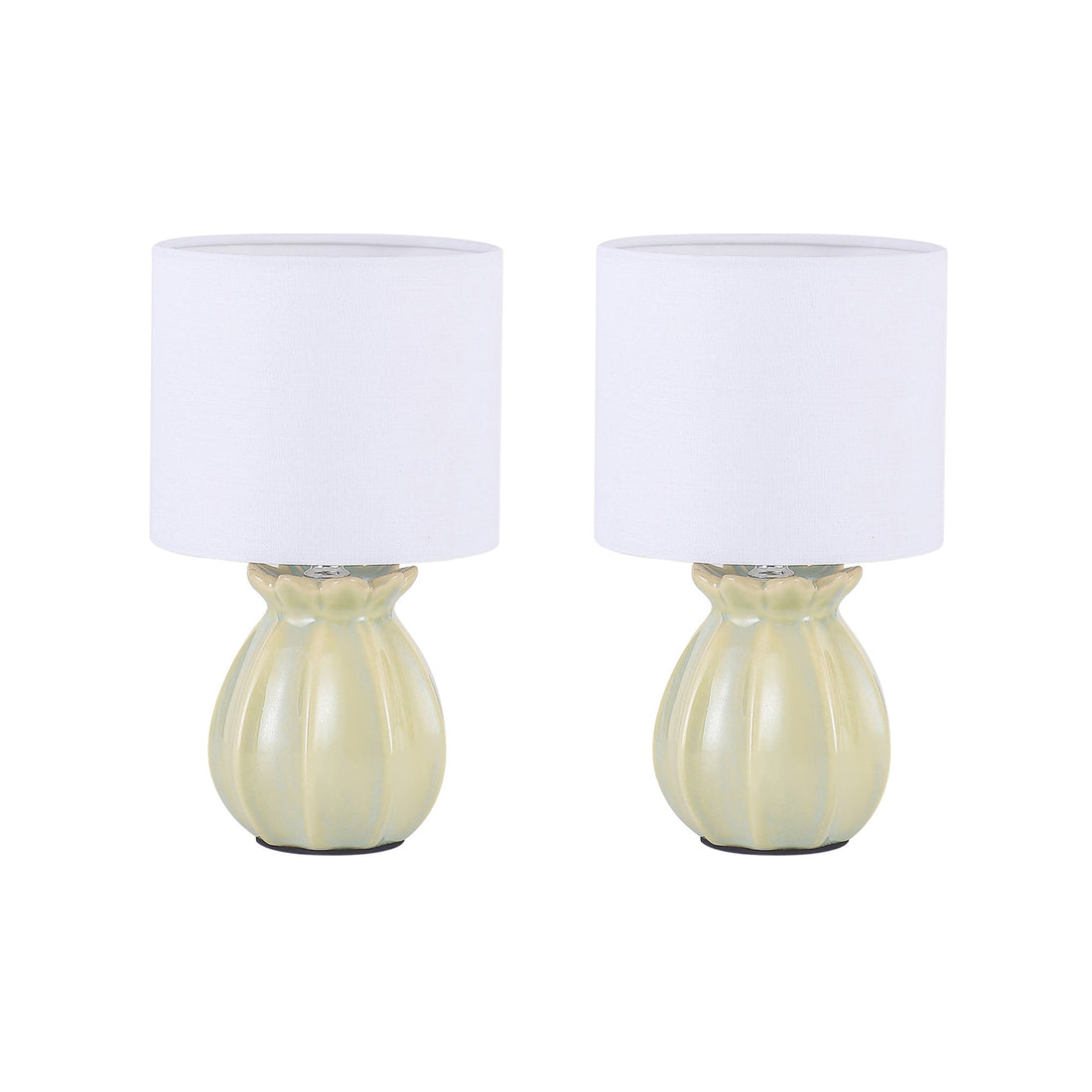 Blossom Ceramic Table Lamp | Set of 2