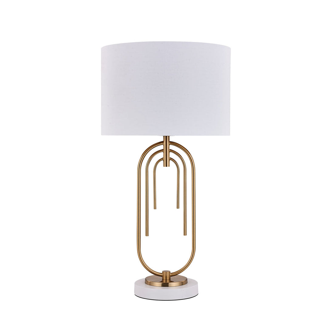 Fleur Table Lamp - White/Black