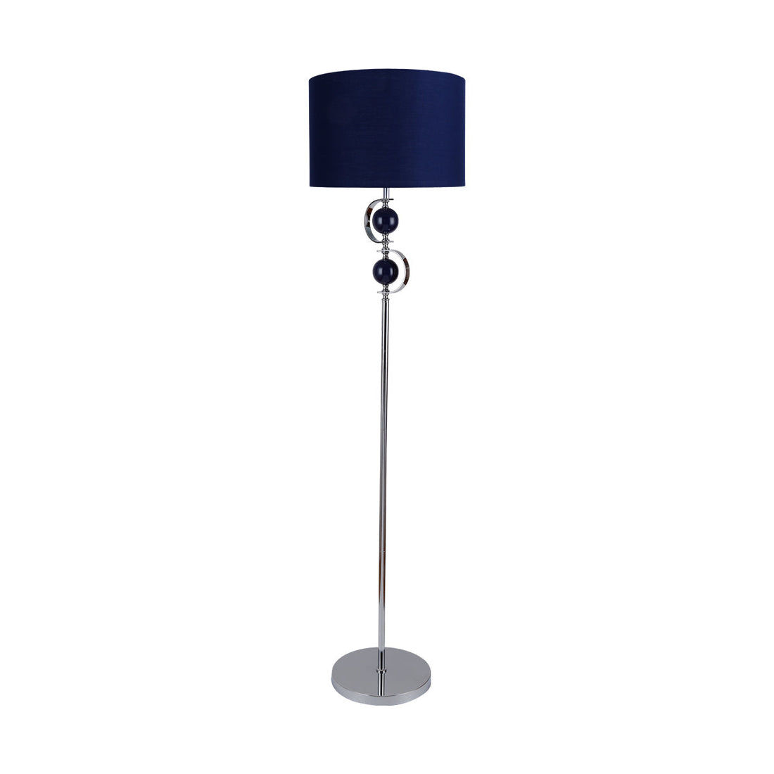 Rialto Floor Lamp - Navy/White
