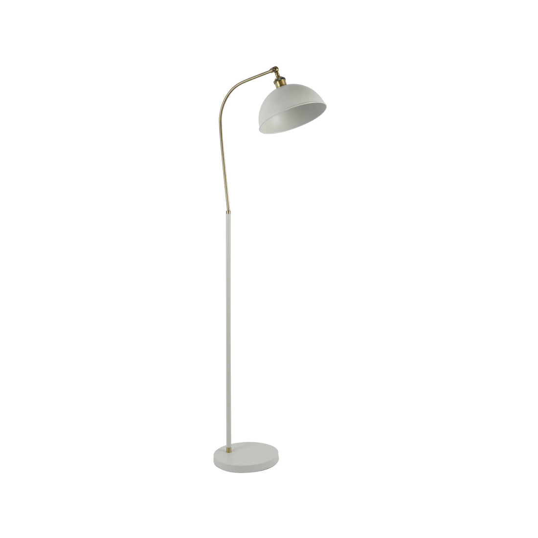 Lenna Floor Lamp - White/Black