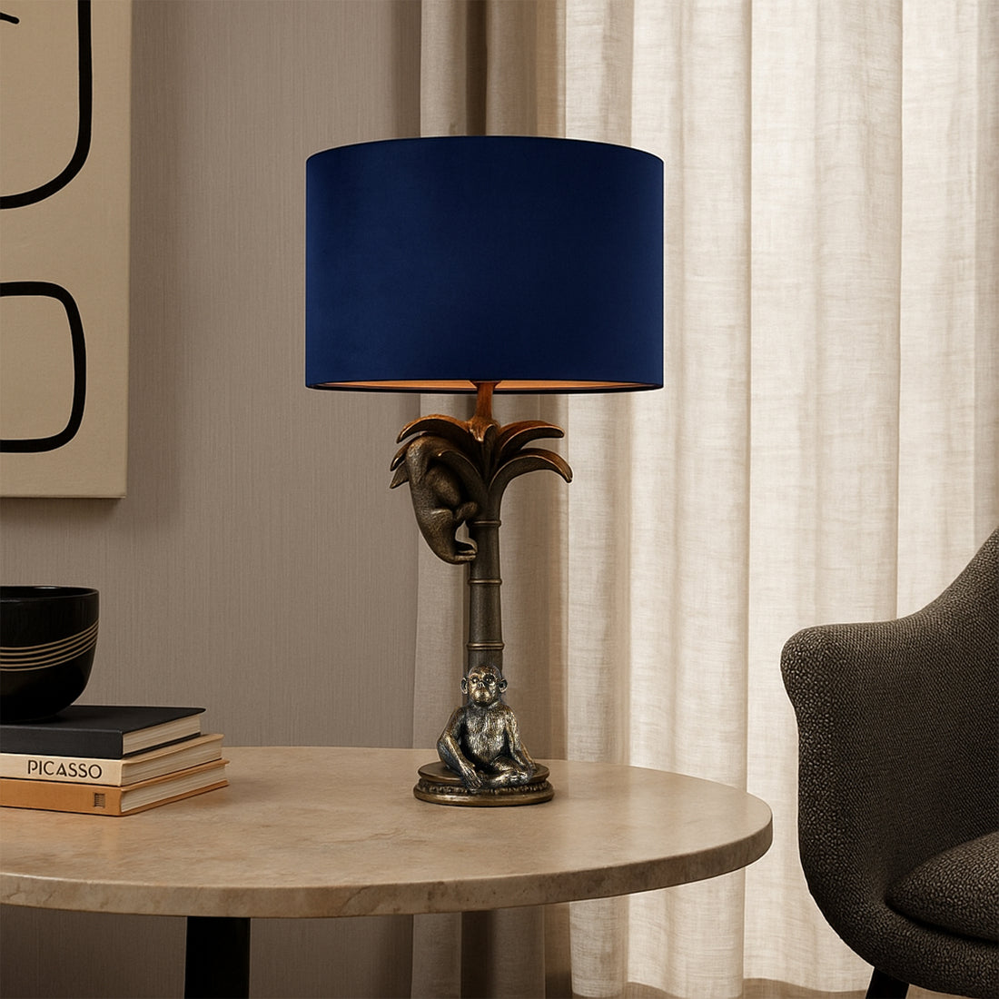 Palmer Two Monkeys Table Lamp