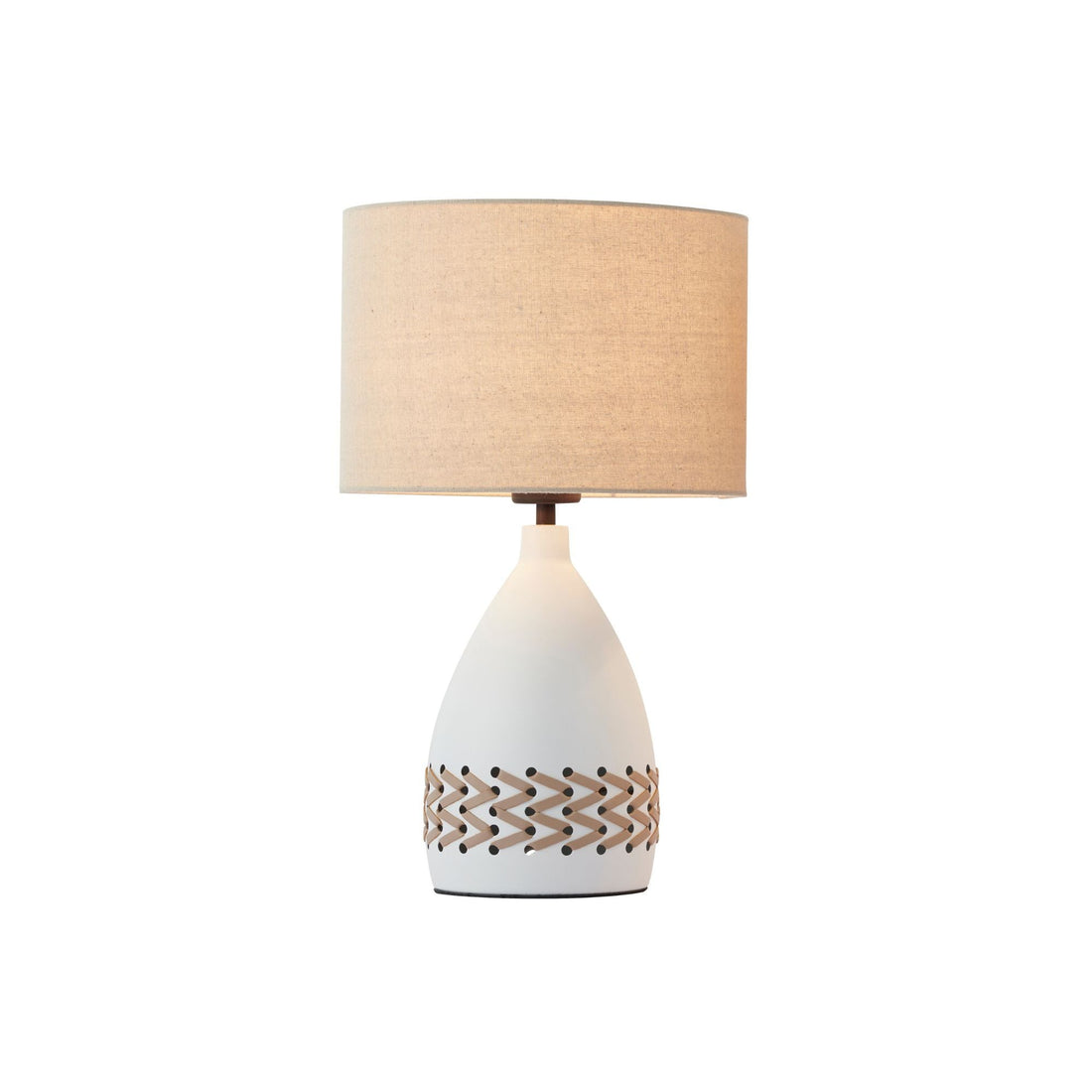 Piper Table Lamp - Grey/Cream/White