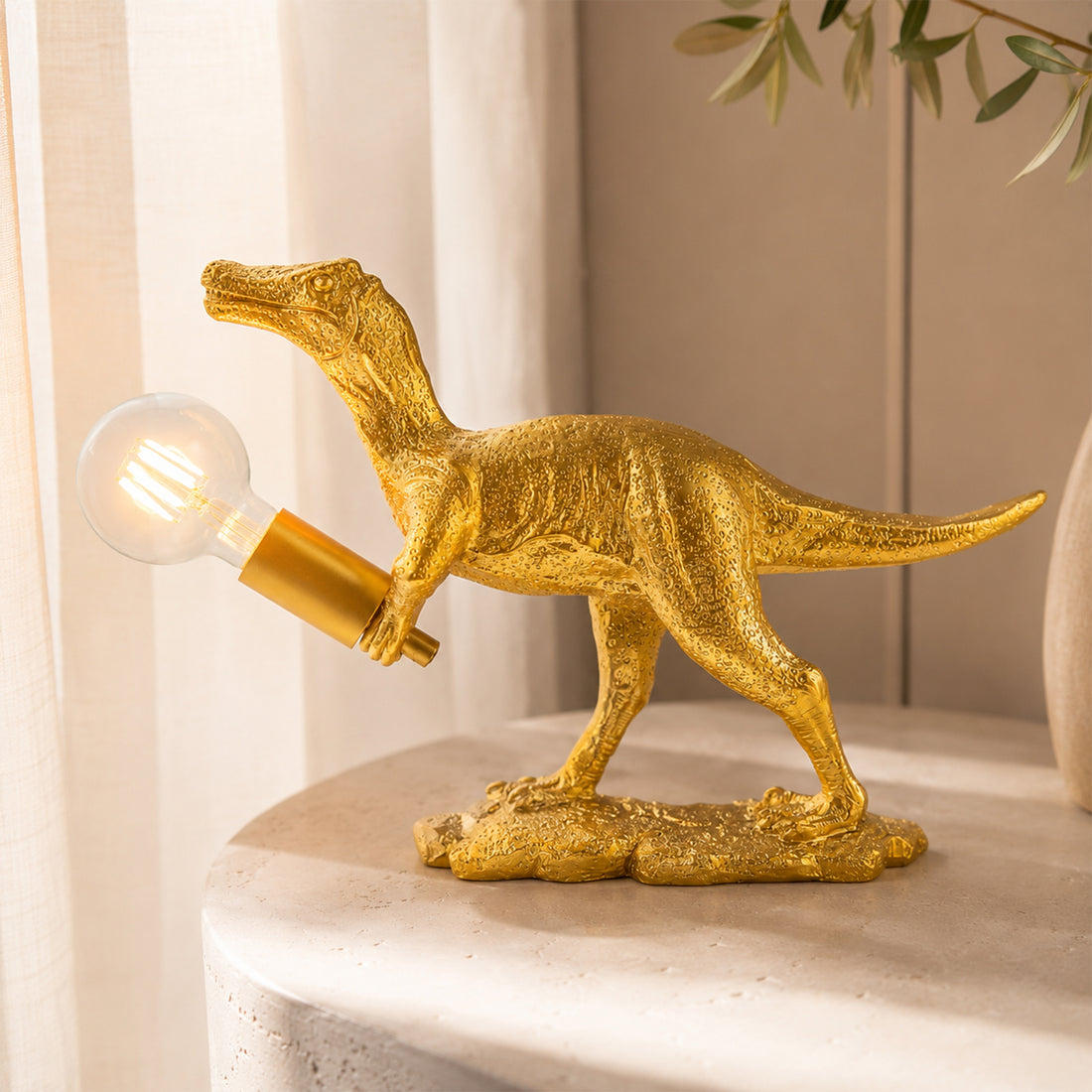 Velociraptor Grip Table Lamp