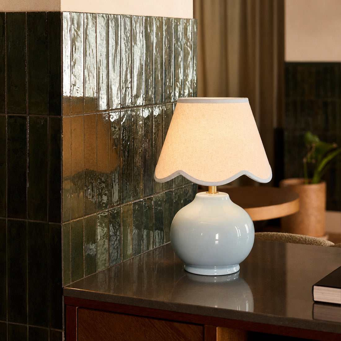 Bibury Table Lamp - Blue