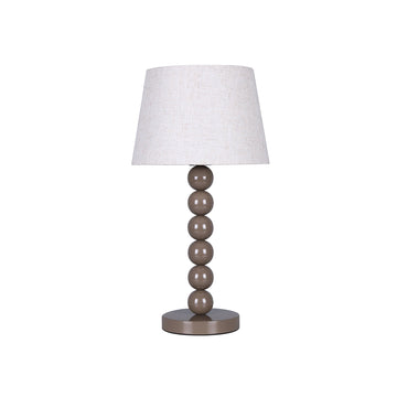Pearl Orb Table Lamp - Toffee