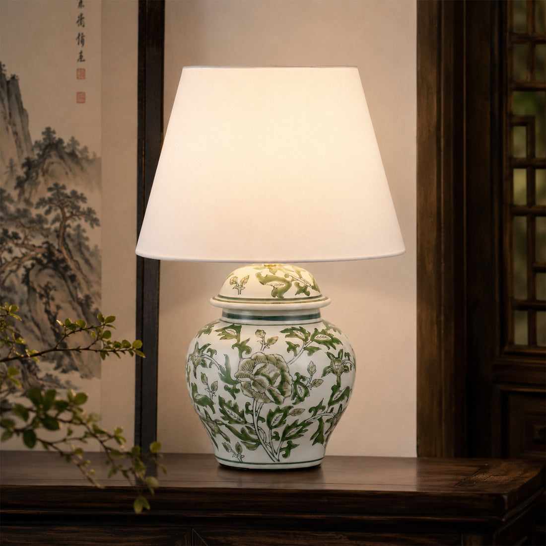 Tove Celadon Ceramic Table Lamp