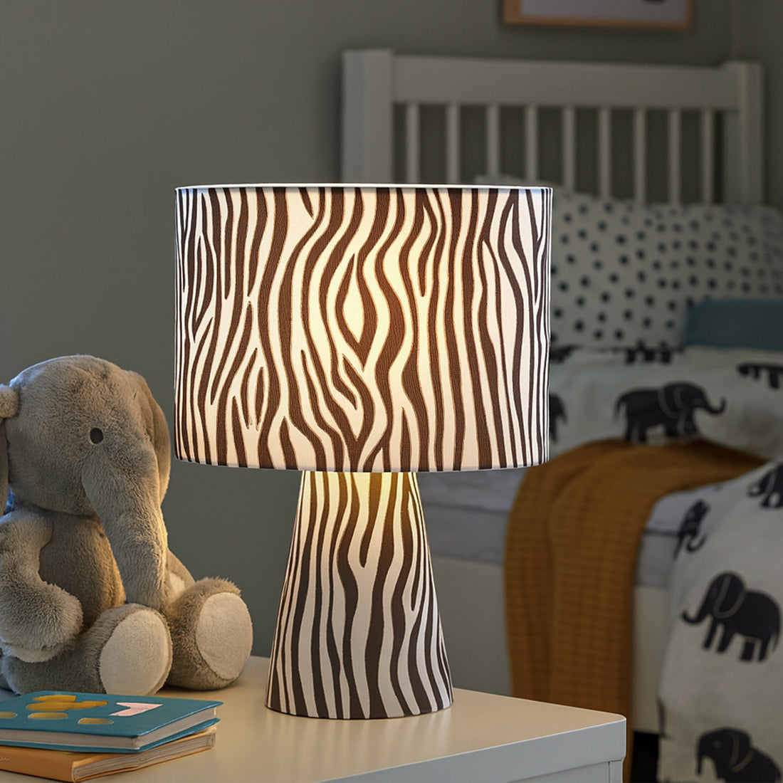 Momo Table Lamp - Zebra