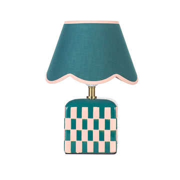 Valentina Ceramic Table Lamp Green