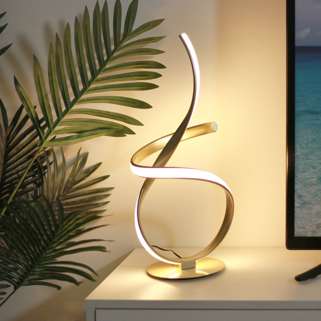 Ainhoa Table Lamp-Gold/Chrome