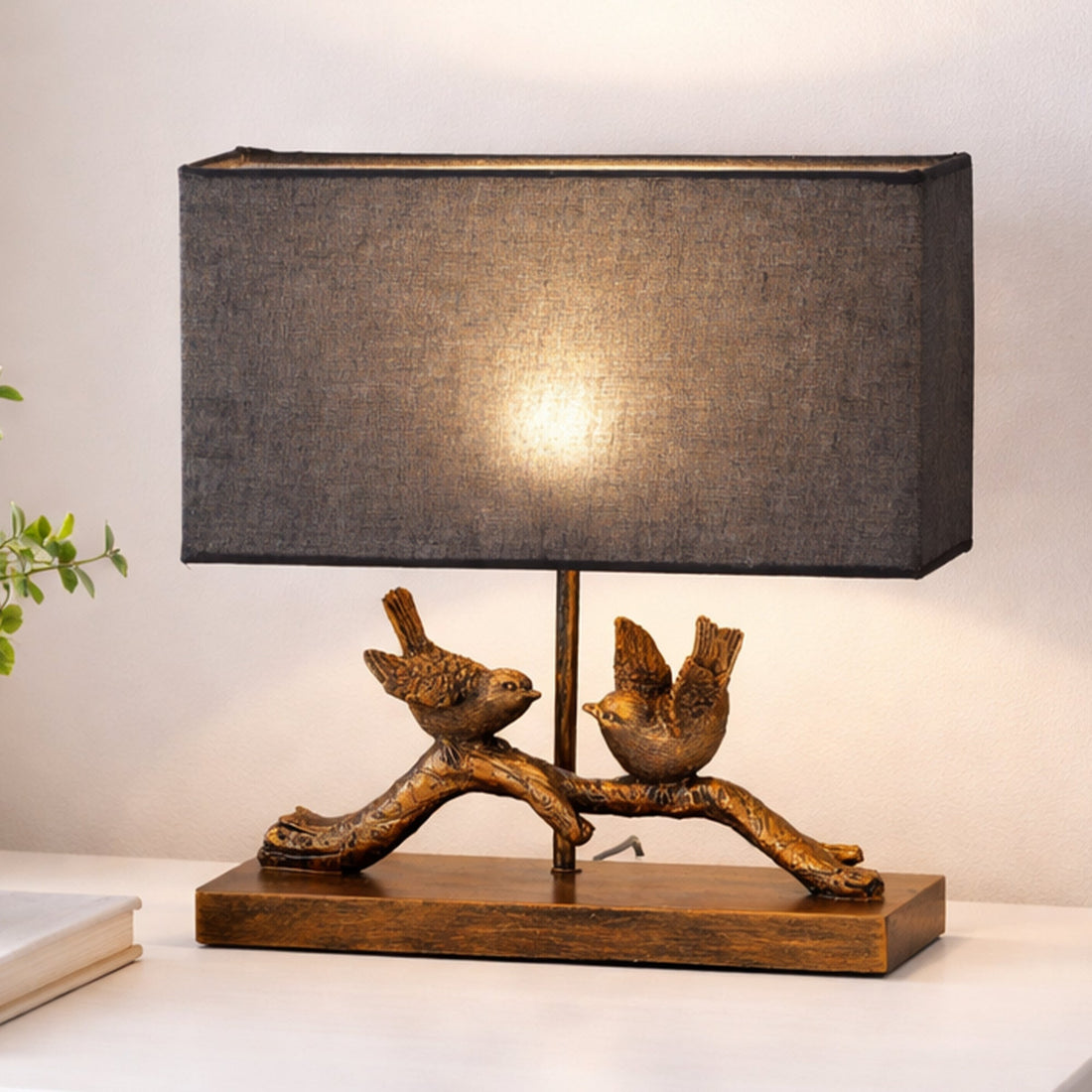 Birds On Branch LED Table Lamp