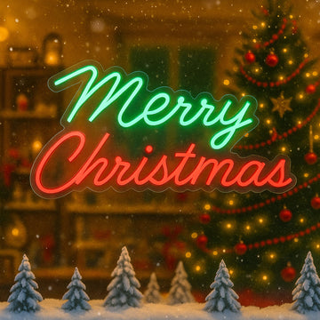 50cm Merry Christmas Neon Sign