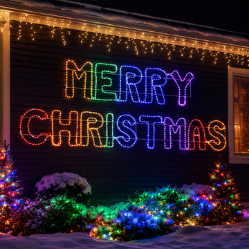 2.73m Merry Christmas Sign