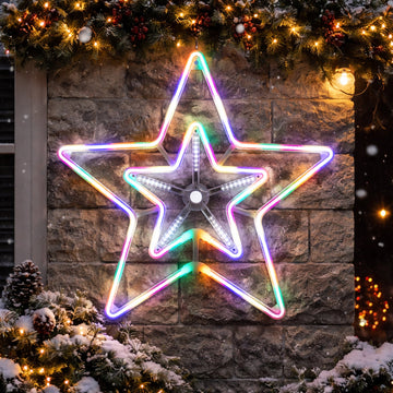 55 x 51cm Digital Shooting Neon Star