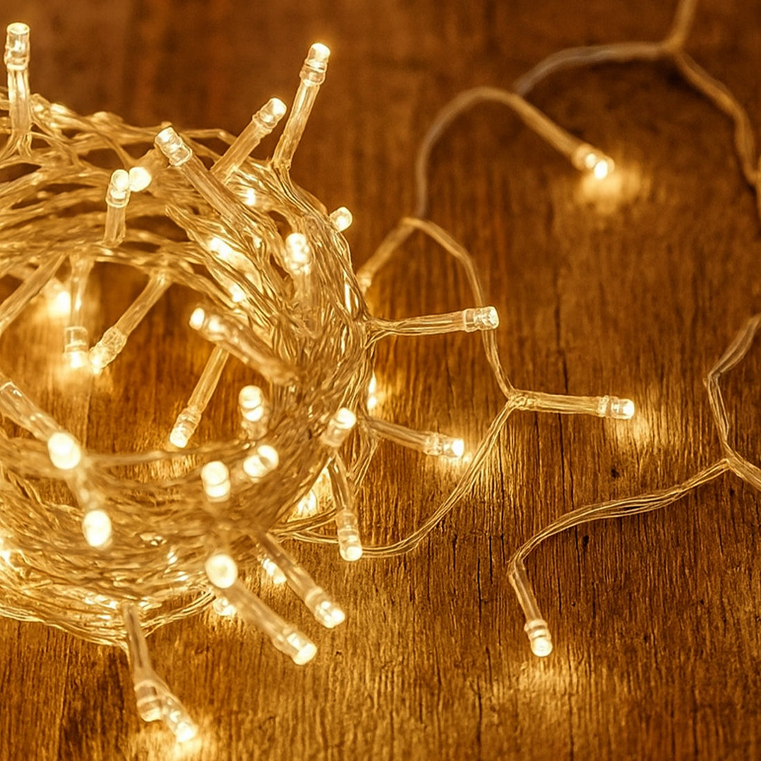 Battery Operated 400 LED String Light Clear Cable - 3 Colour Options