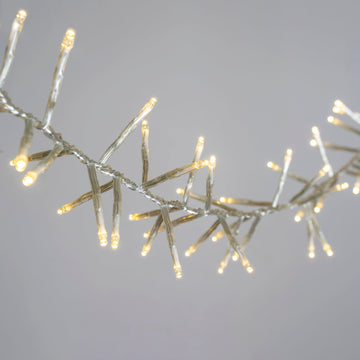 720 LED Cluster Light With Clear Cable - 6 Colour Options
