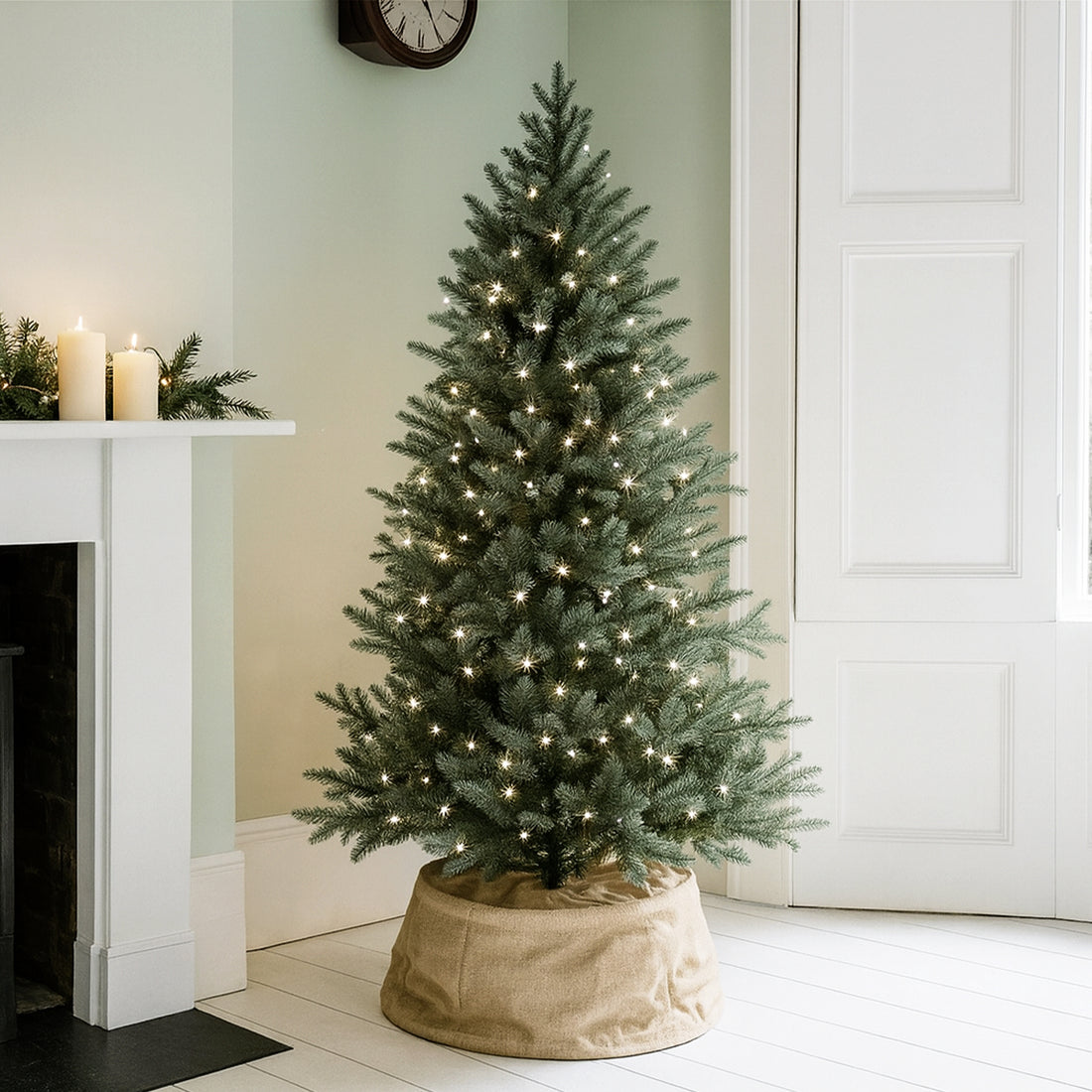 520 LED Connectable Fairy Light Chain Dark Green Cable - 6 Colour Options
