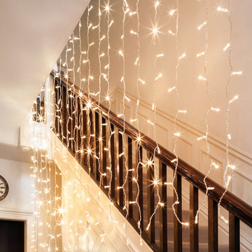 160 LED Connectable Curtain Light - 3 Colour Options