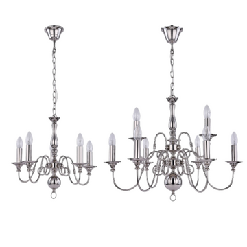 Ganeed Rustic 5/9 Light Pendant Light - Large/Small