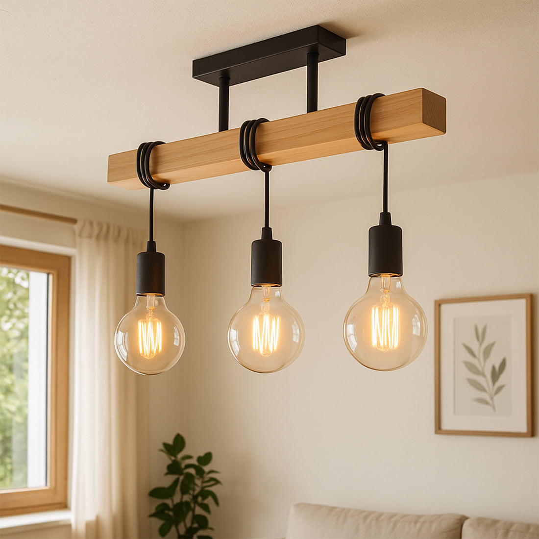 Tibery 3 Lights Ceiling Light