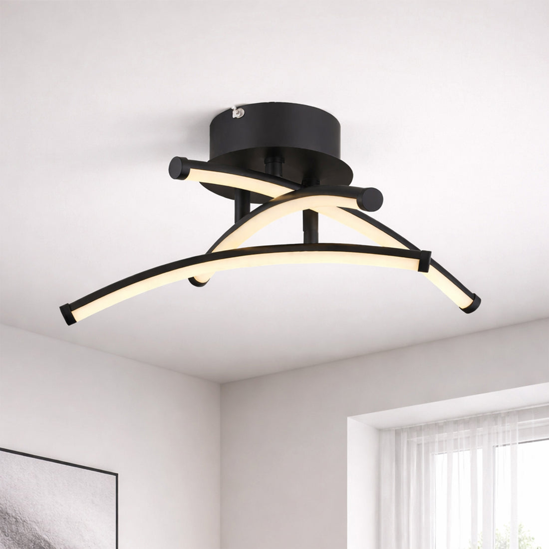 Gamilah Dimmable 3 Lights LED Ceiling Light