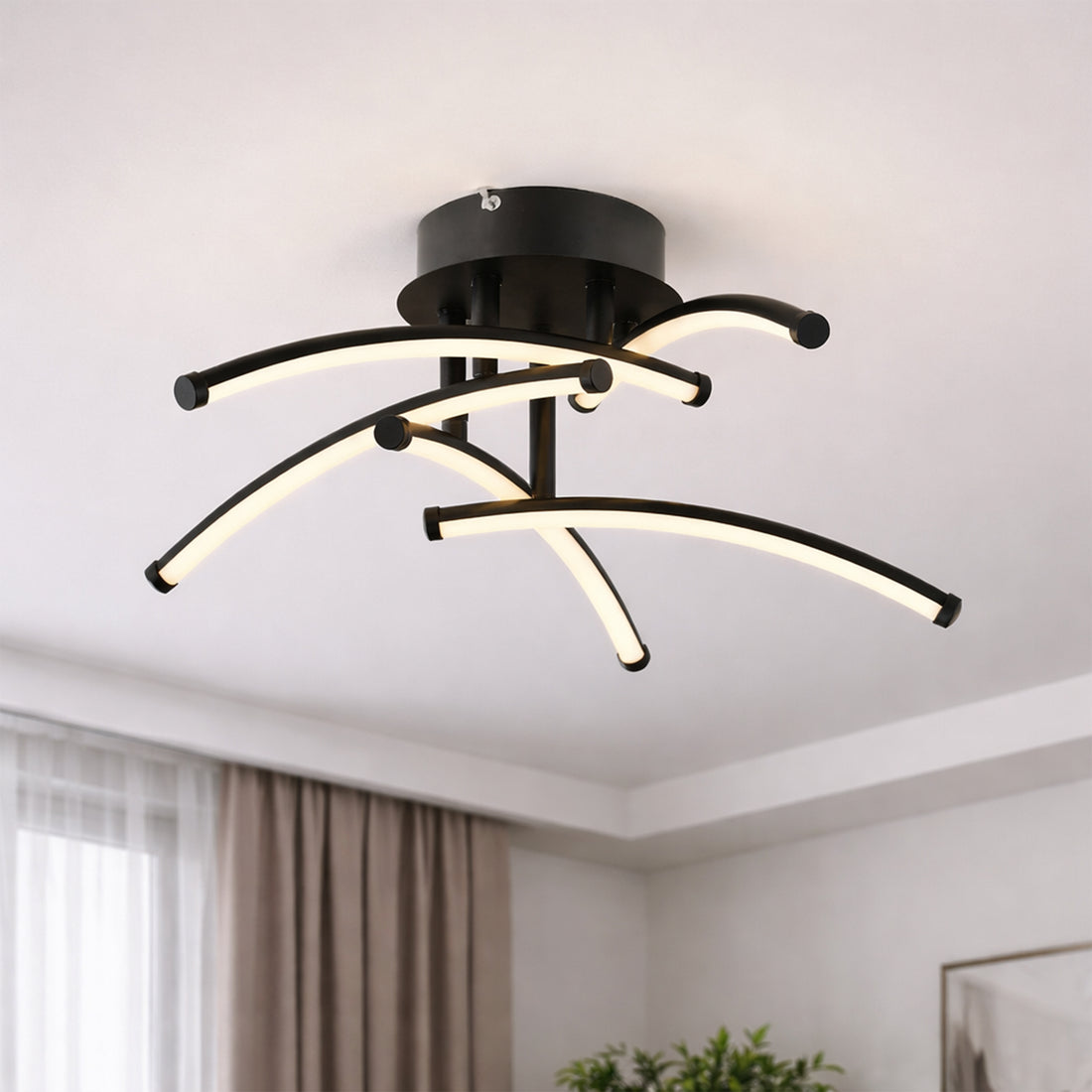 Gamilah Dimmable 5 Lights LED Ceiling Light