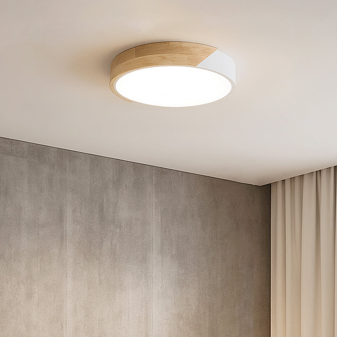 Celestia Ceiling Light - Small/Large-White/Black