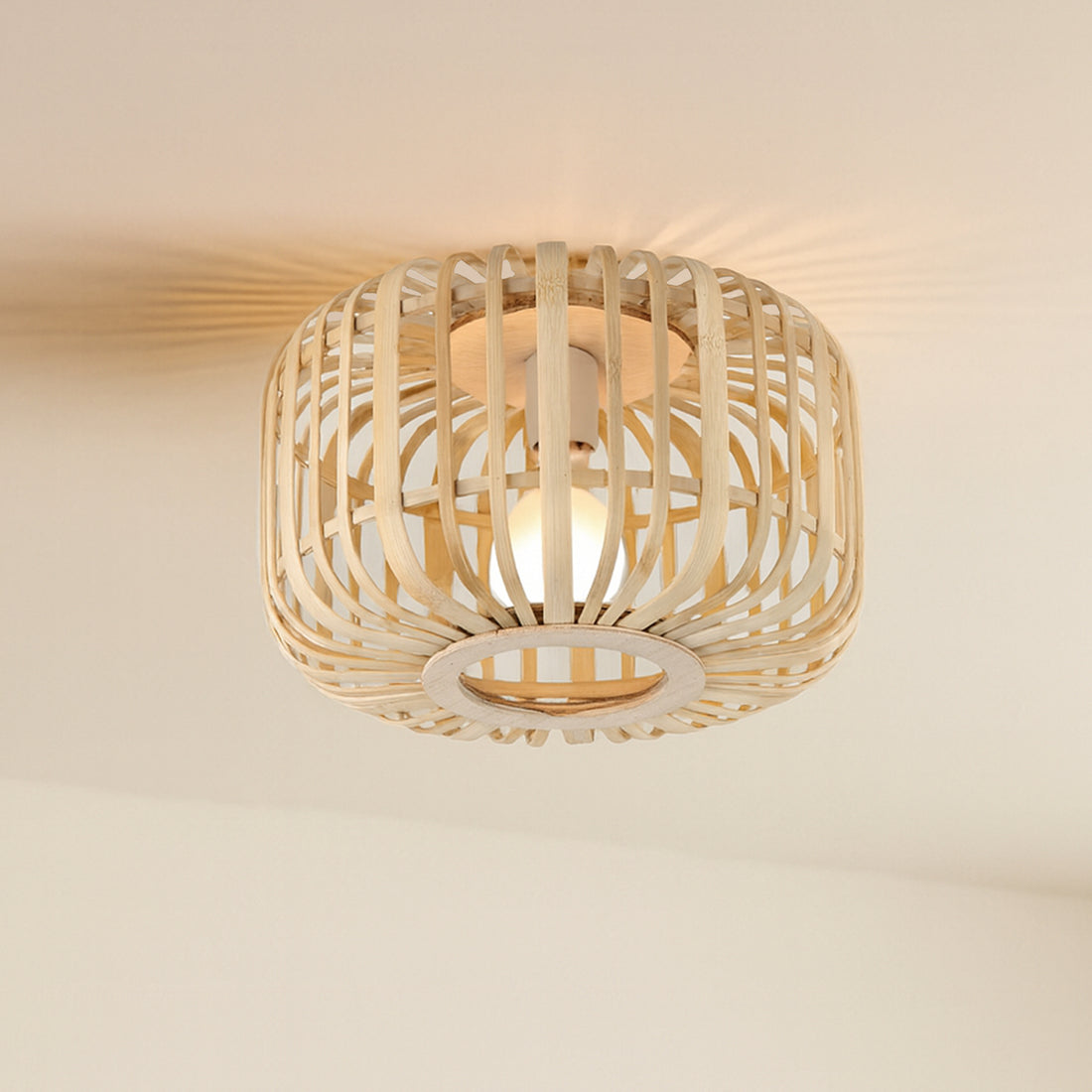 Canaya Ceiling Light - Black/Natural